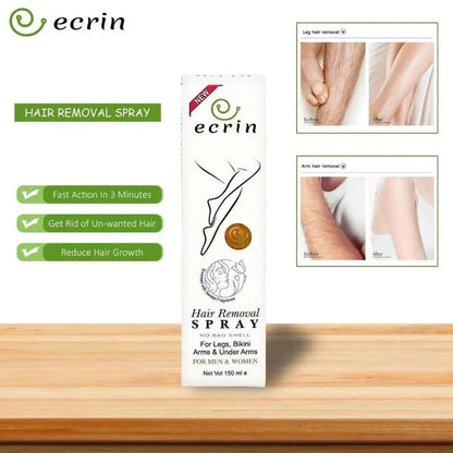 Fast-Acting Hair Removal Spray – Gentle, Pain-Free
