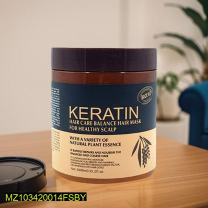 Keratin Repair Hair Mask 500 ml - Deep Nourishing Treatment