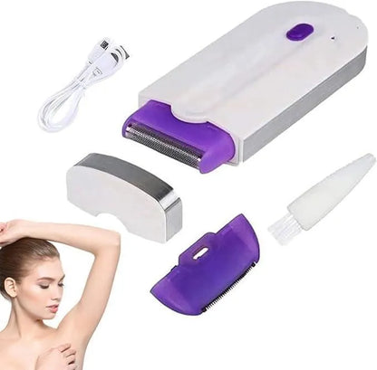 Rechargeable Women's Hair Shaver - Smooth Grooming, Anywhere