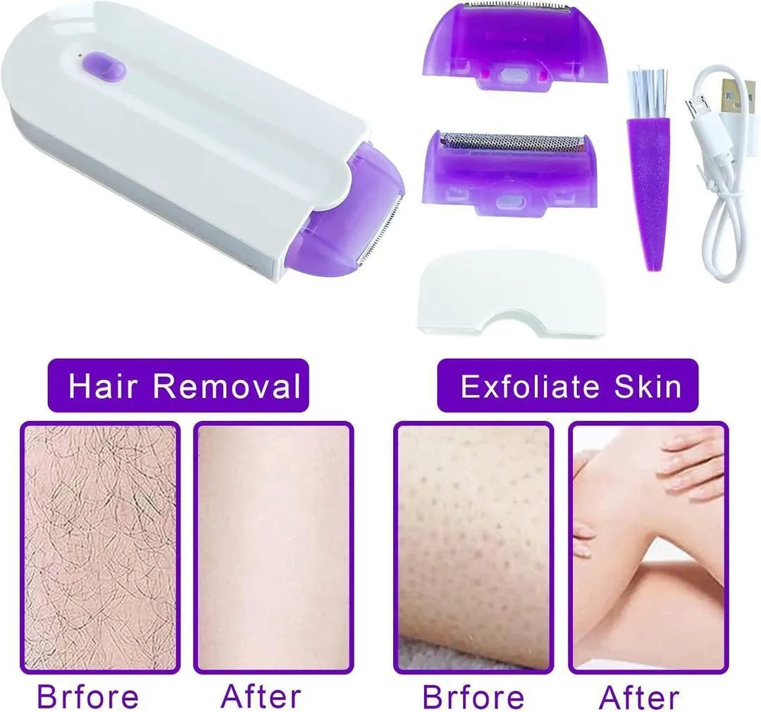 Rechargeable Women's Hair Shaver - Smooth Grooming, Anywhere