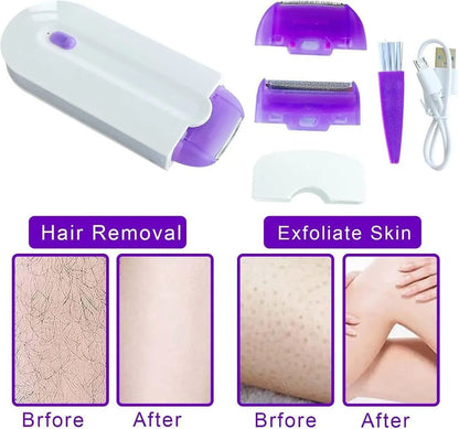 Rechargeable Women's Hair Shaver - Smooth Grooming, Anywhere