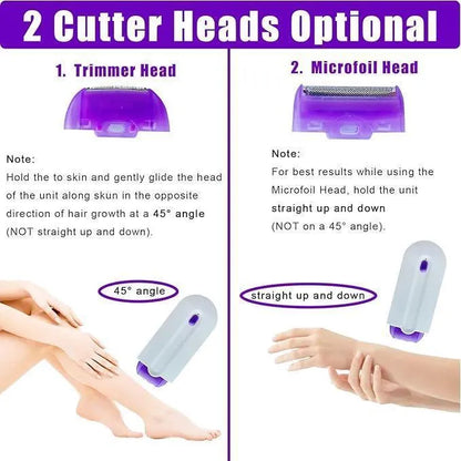 Rechargeable Women's Hair Shaver - Smooth Grooming, Anywhere